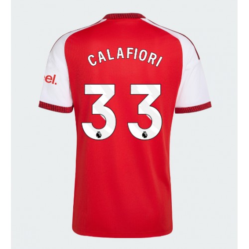 Dres Arsenal Riccardo Calafiori #33 Domaci 2026-27 Kratak Rukav